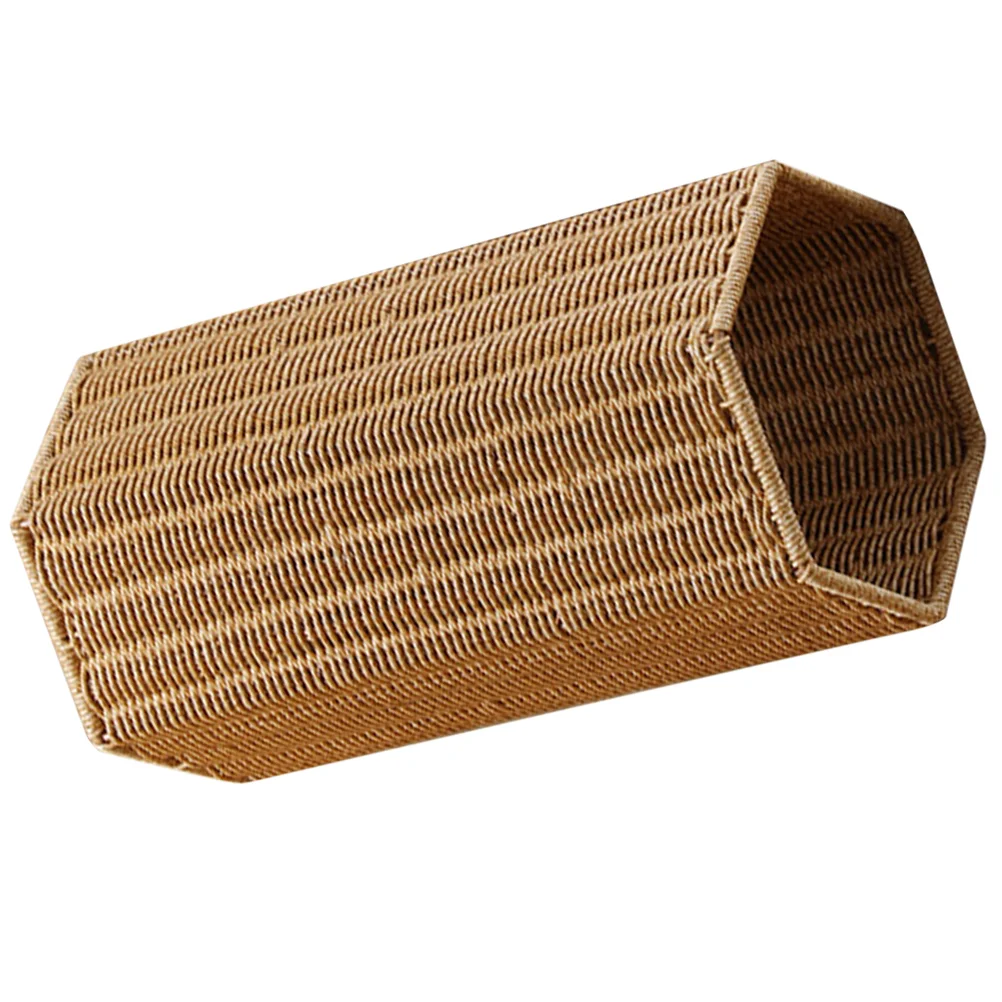 

Imitation Rattan Umbrella Stand Bucket Home Storage Basket for Indoor Decor Water Tray Plastic Holder Office Elderly Vases