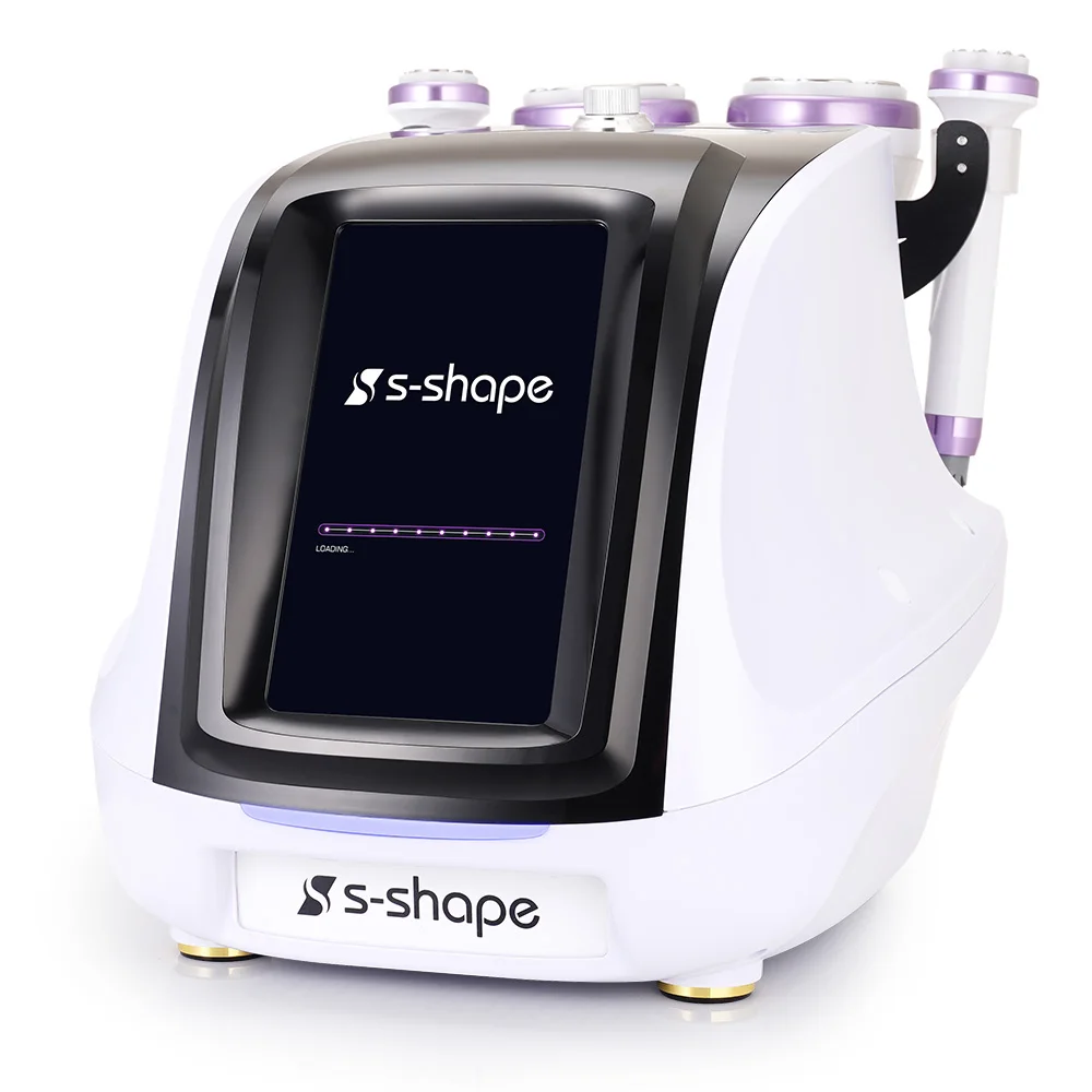 S-SHAPE Ultrasound 30K Cavitation EMS Vacuum Body Slimming Face Care Machine