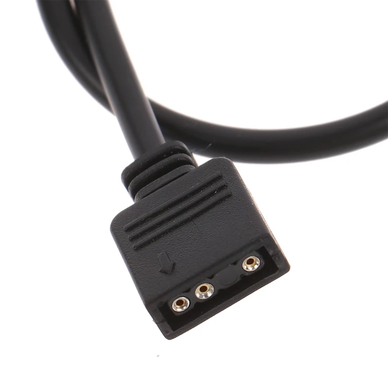 1pc scheda madre adattatore RGB cavo di conversione 5V 3Pin / 12V 4Pin RGB Led Strip Light per PC Computer LED Light Strip Line 30cm
