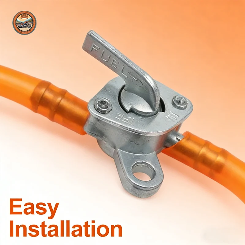 

2PCS Inline Fuel Tank Tap Valve Petcock On-Off Switch Locks For Universal For Hyundai Car Exterior Hardware Accessories