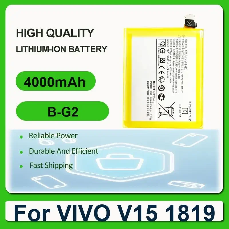 

Battery For VIVO V15 1819 S1 Pro V17 V19 X50E X50 Plus Pro+ Y73S Y21T Y21E Y33T Y32 iQOO U5X 4G Y10 T2 Y35 5G Y02S Y02 Y16