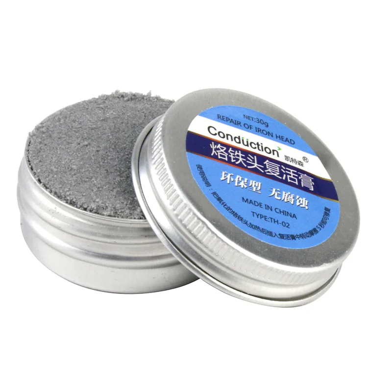 

Clean Paste Solder Head Clean Paste Oxide Solder Repair Remover Lead Free 6g Soldering Iron Tip Activator Refresher Solder Cream