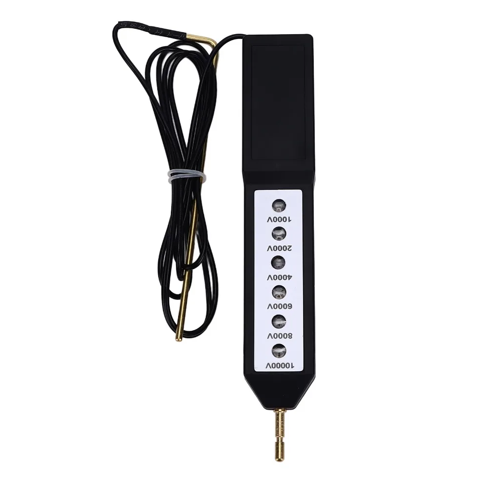 10KV Range Electric Fence Tester Durable 6Pcs Indicator Lights Fence Voltage Meter 1000-10000V Wide Volt Range