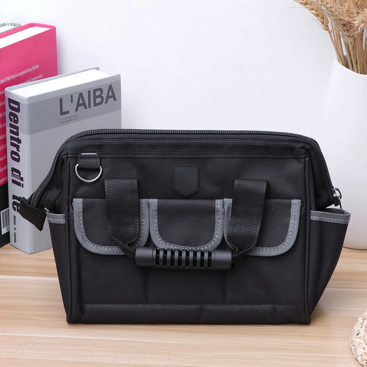 Large Capacity Waterproof Maintenance Canvas Bag Oxford Cloth Electrician Tool Multi Function Repair Service Storage