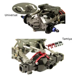 Dla Tamiya 1/14 oś ciężarówki wspornik drążek sterowniczy RC samochody Scania 56368 770s uniwersalny 1/14 akcesoria do samochodów ciężarowych