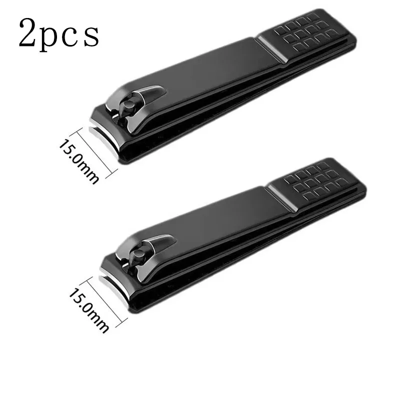 1/3/5 Stuks Zwarte Nagelknipper Roestvrij Staal Nagelsnijder Dikke Schaar Tang Teennagel Vingernagel Professionele Manicure trimmer