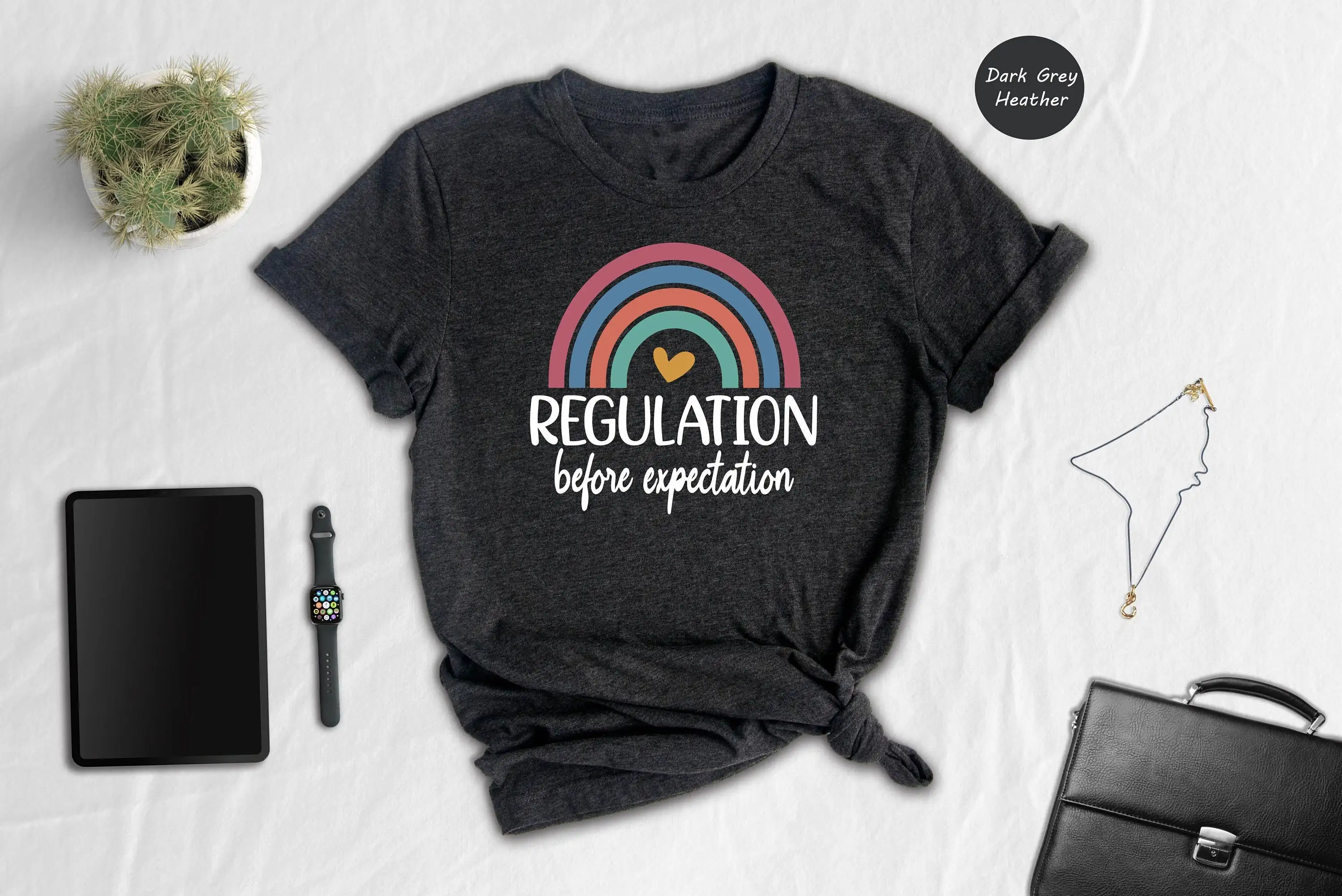 Regulation Before Expectation Autism T Shirt Special Education For Teacher Awareness Sensory