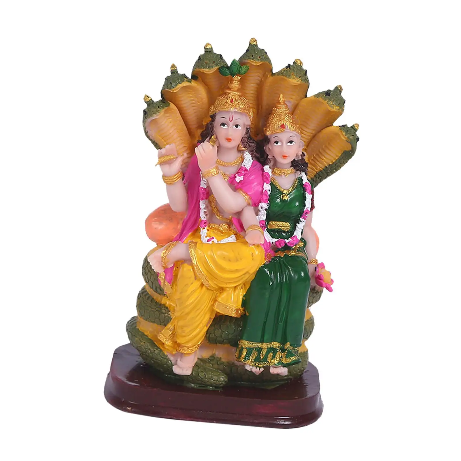 Resin Figurine Gift Art Decorative Indian God Statue Couple Sculpture Tabletop