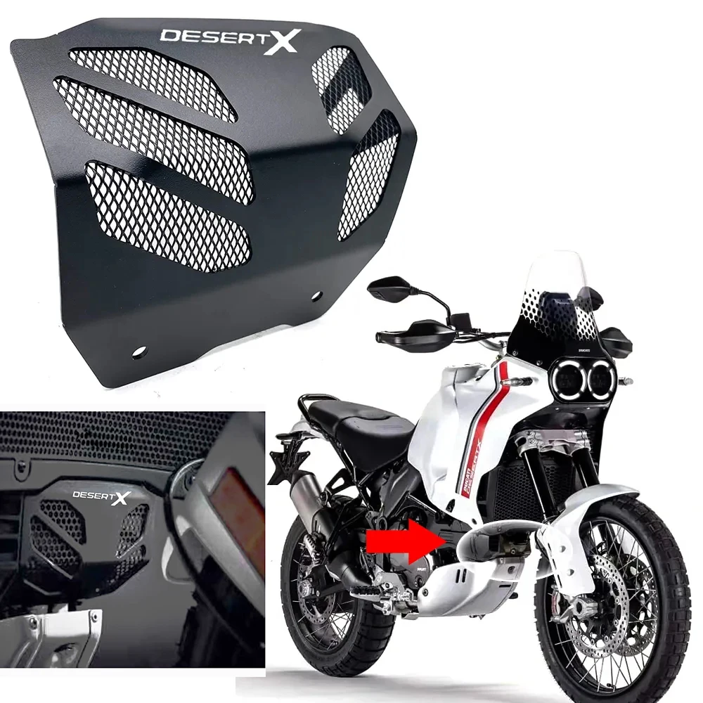 For Ducati Desert x DESERT X 2022 2023 Motorcycle Accessories Radiator Grille Grill Guard Cover Water tank Protector