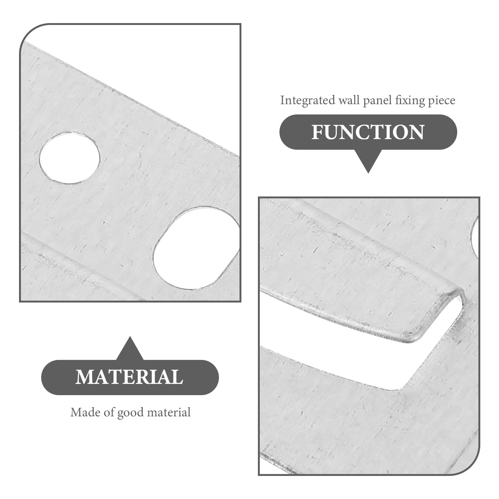 

200Pcs Stainless Steel Quick Installation Panel Fittings Wall Panel Buckle for Furniture Heavy Duty Rust Resistant Secure Fixing