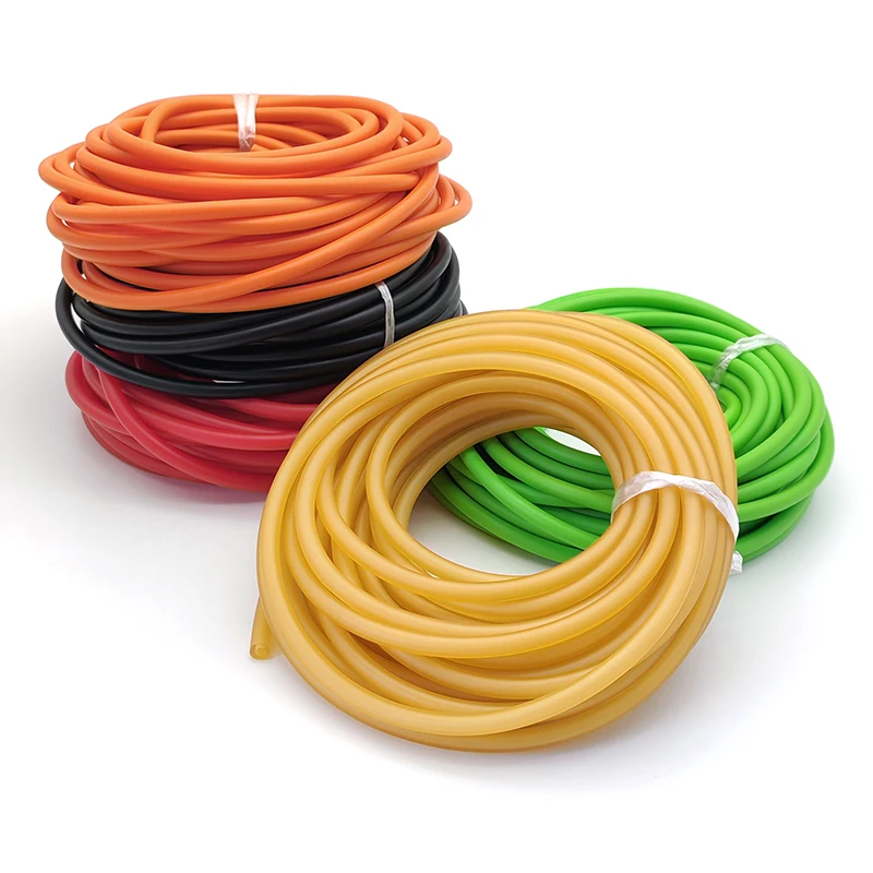 

Multi-Color Natural Latex Hose - 1/2M ID 1.6-12mm High Elasticity Anti-Break Flexible Tube DIY Slingshot Bands