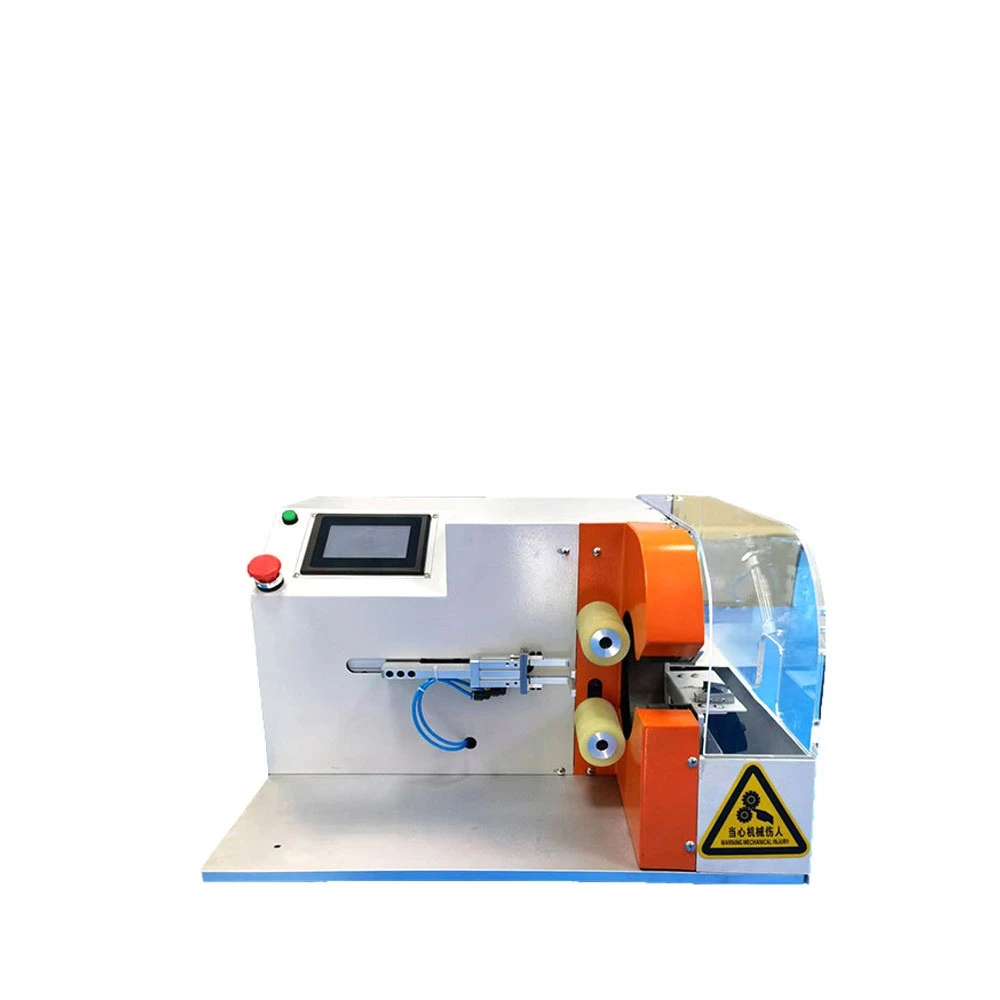 Industrial SR-303L Automatic Tape Machine Touch Screen Control for PVC POF Shrink Label Making