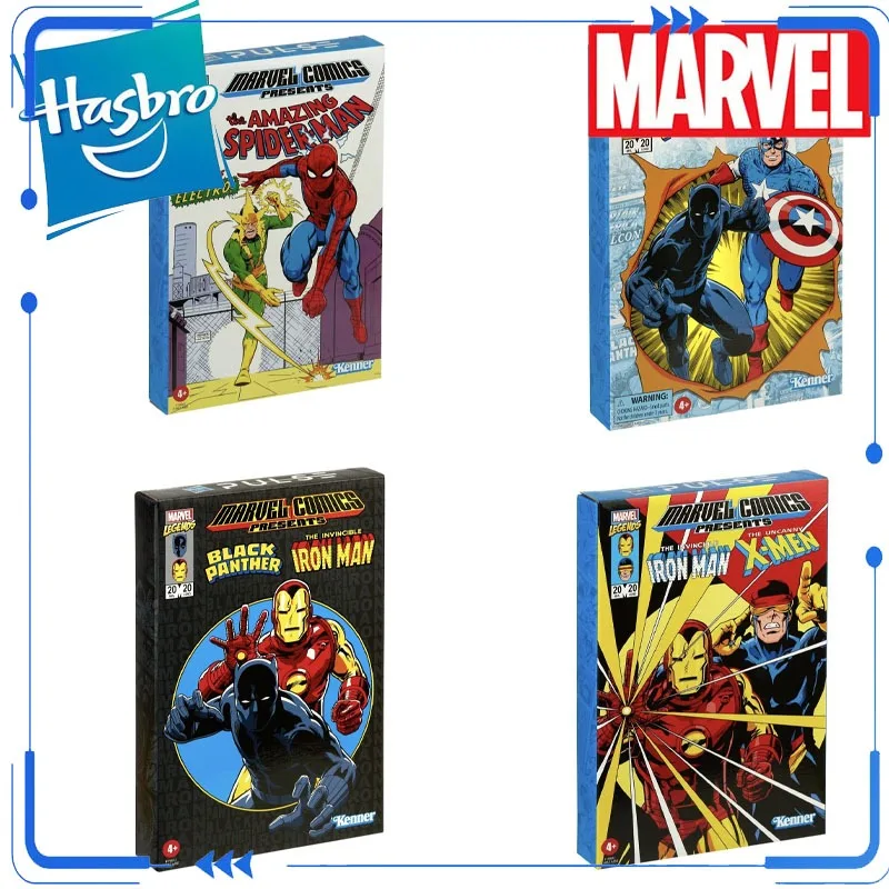 

Оригинальные фигурки Hasbro Marvel Legends: Человек-паук, Электро, Капитан Америка, Черная Пантера, Железный человек, набор из 2 фигурок