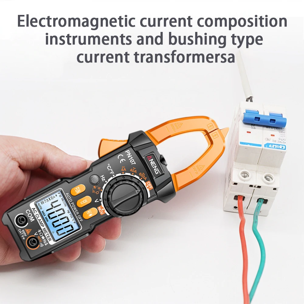 Digital Clamp Meter Voltmeter Ammeter NCV Multimeter AC/DC Voltage Multitester 4000 Counts Electrical Tester Professional Tool