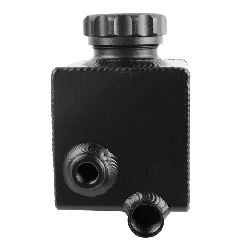 1 PCS Power Steering Pump Fluid Reservoir Tank Polished Car Accessories Aluminum Alloy Black For V6 V8 VT VX VU VY VZ VE LS1 LS2