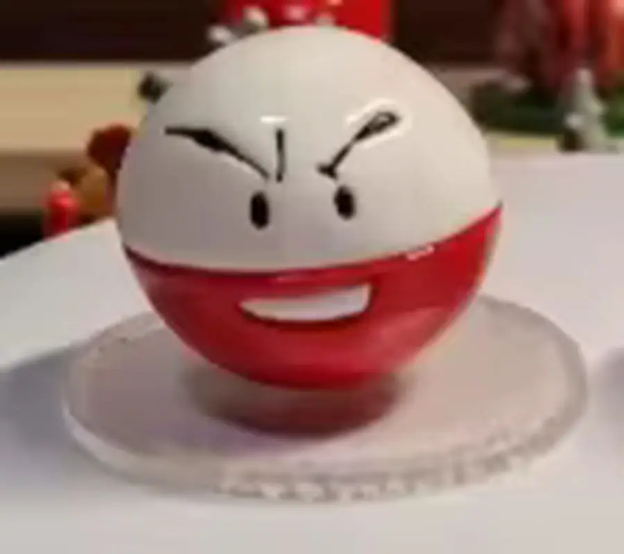 New Electrode Voltorb Mini 2pcs Figure Model Ornament Accessories Gk Statue Model Collection Room Decora Desk Toys Christmas