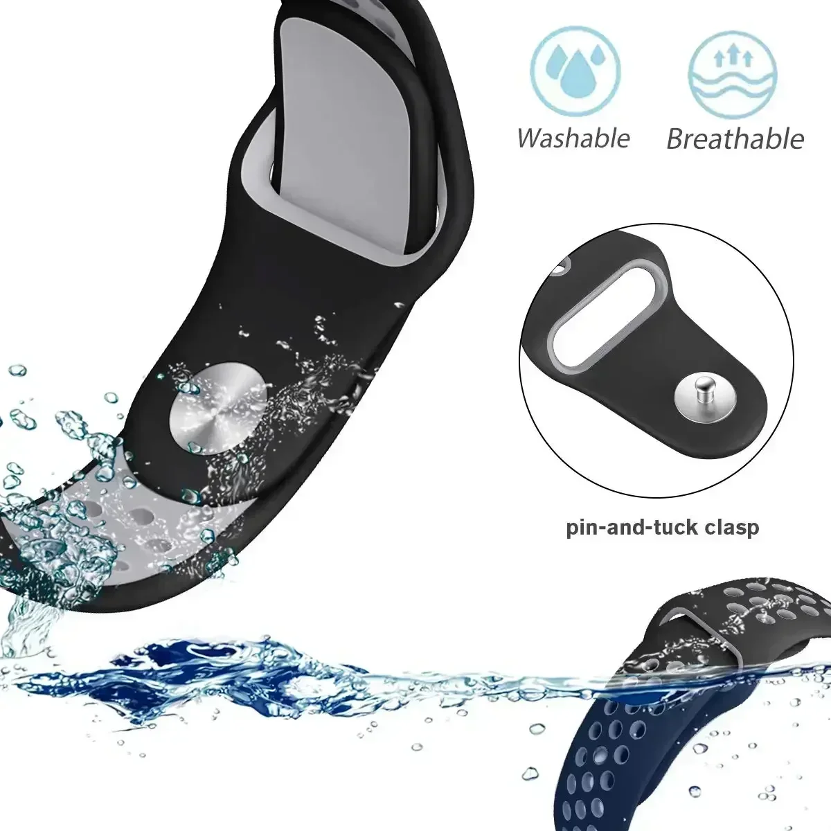 22mm Colorful Silicone Strap For Zeblaze GTS 3 GTR 3 Pro/Vibe 7 7 Pro 7 Lite Btalk Ares 3Plus Sport Band For Zeblaze Stratos 4 3