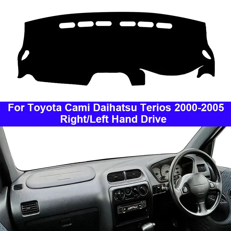 Car Auto Inner Dashboard Cover For Toyota Cami Daihatsu Terios 2000 - 2005 LHD RHD Dashmat Carpet Cape Sun Shade Pad Rug Anti-UV