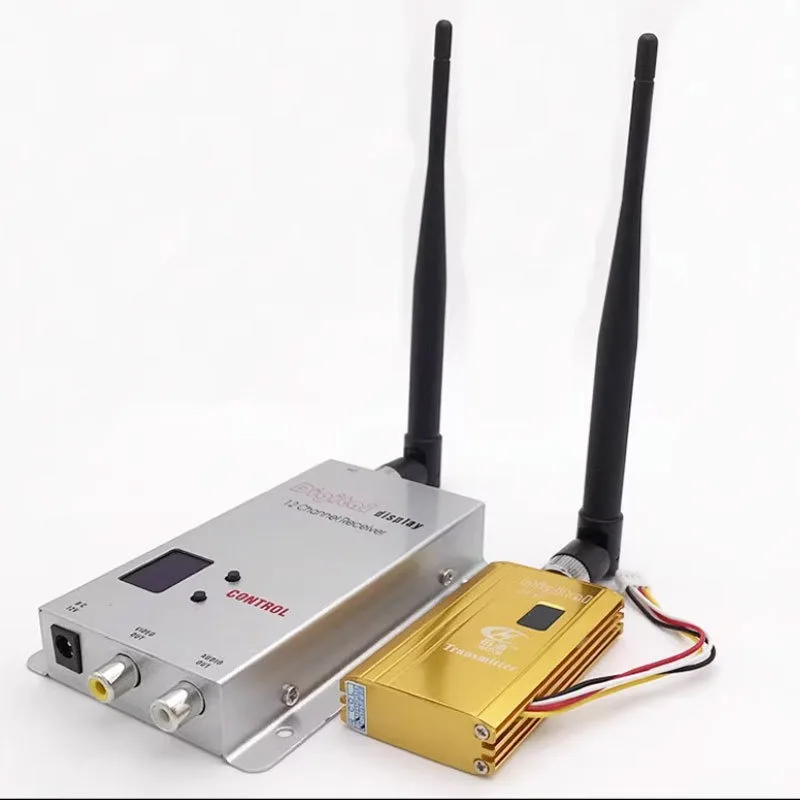 

1,2G1,5 Вт беспроводной аудио- и видеопередатчик fpv дрон пересекающая машина приемник передачи изображения видео трансивер