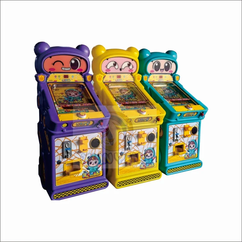 New Arrival Mechanical Entertainment Pinball Arcade Machine Kids Adults Coin Operated Games Cool Bear Mini Pinball Machine