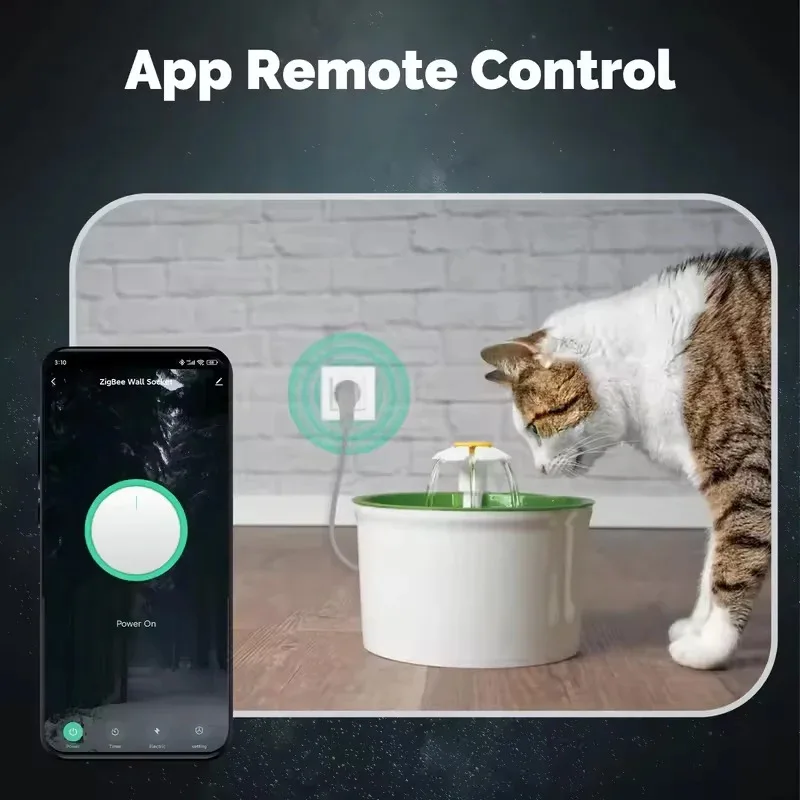 MOES Tuya ZigBee مقبس الحائط الاتحاد الأوروبي جزءا لا يتجزأ من منفذ الطاقة الذكية مراقب، مؤشر التطبيق التحكم عن بعد يعمل مع أليكسا جوجل المنزل