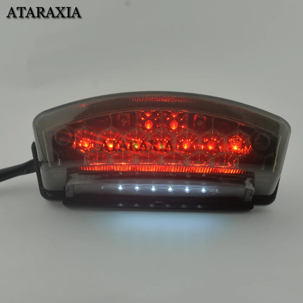 21 LED Universal Motorcycle Brake Light License Plate Rear Stop Indicator For Ducati Monster 400 620 695 750 800 900 S2R S4R