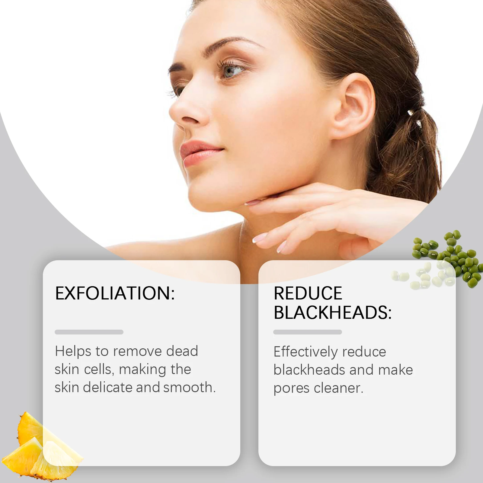 إنزيم بودرة الوجه غسل البشرة السيطرة على النفط تنظيف مسام الوجه إزالة الرؤوس السوداء البثور سطع لون البشرة نضارة طويلة الأمد #3