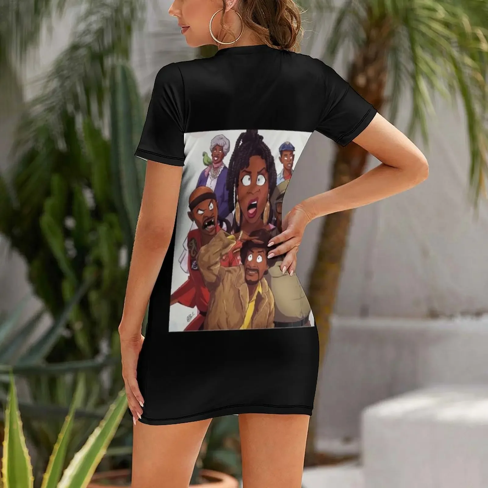 Feel the Payne| Perfect Gift Short-Sleeved Dress sexy short dresses daring Summer dresses for women Women's summer dress Dress