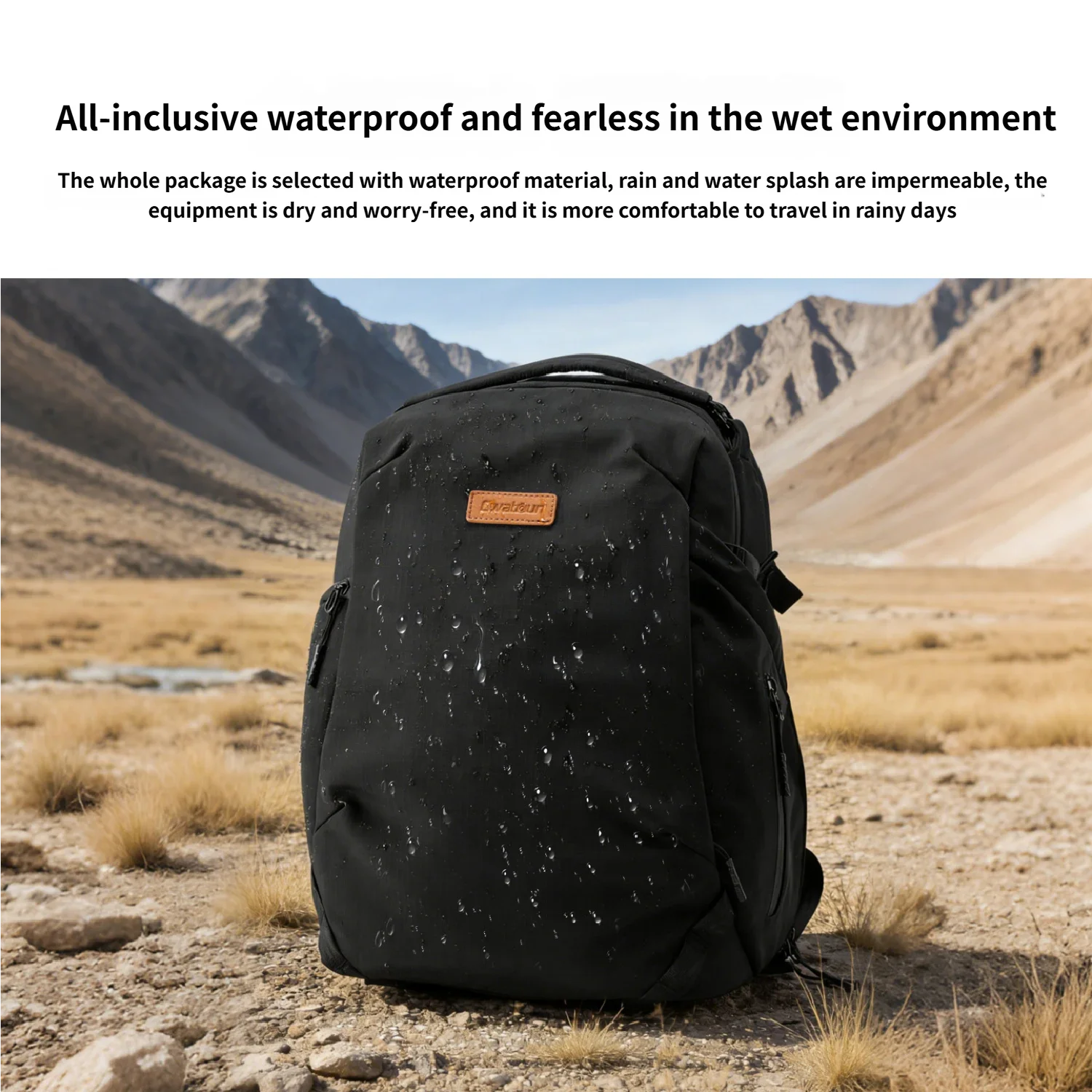 Large Capacity Camera Backpack for DSLR/SLR/Mirrorless Camera Waterproof Photography Bag with Tripod Holder & Laptop Compartment
