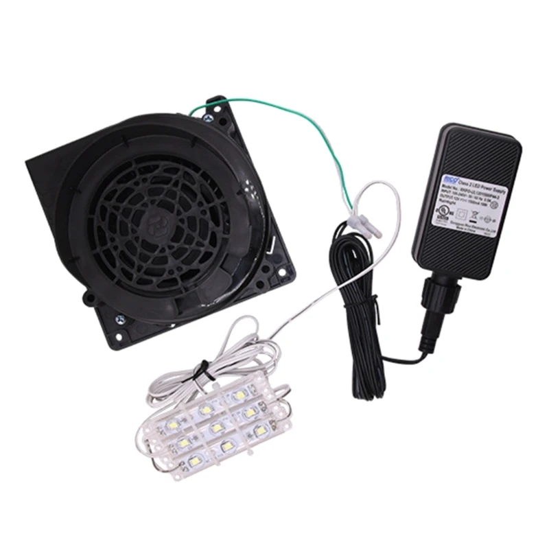 Soplador para inflables, ventilador, adaptador repuesto, luces LED para volar, Halloween, Navidad, inflables