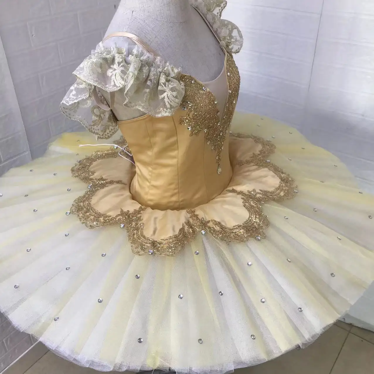 Saia de balé profissional clássico panqueca tutu fantasia personalização em qualquer cor