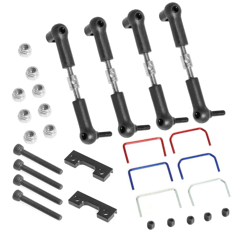 BEDW-Anti-Roll Bar Kit voor Traxxas 1/16 Revo, Slash RC auto-upgradeonderdelen