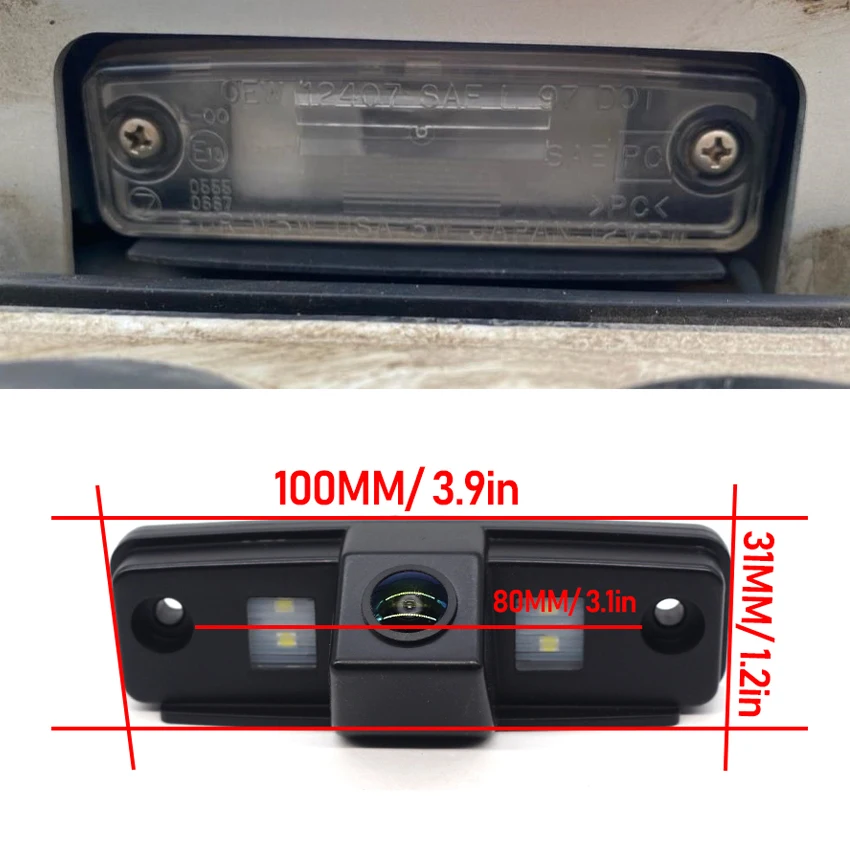 HD Car Reverse Backup Camera For Subaru Forester SG SH 2003 - 2008 2009 2010 2011 2012 2013 Impreza MK3 WRX Sedan Outback
