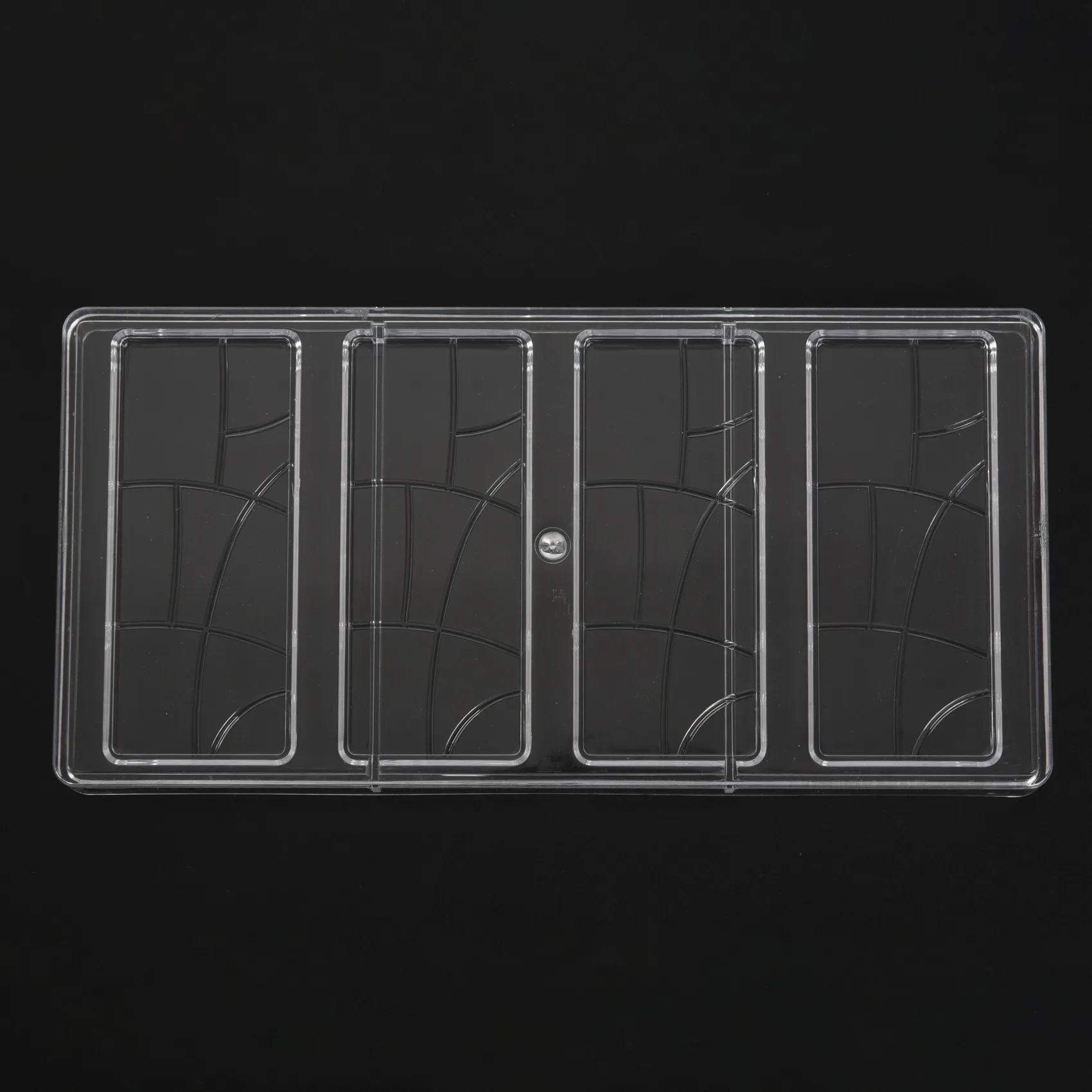 VEHO-Candy Bar Chocolate Mold Baking Candy Stock Cake Decorating Tool Transparent Hard Chocolate Manufacturer Polycarbonate