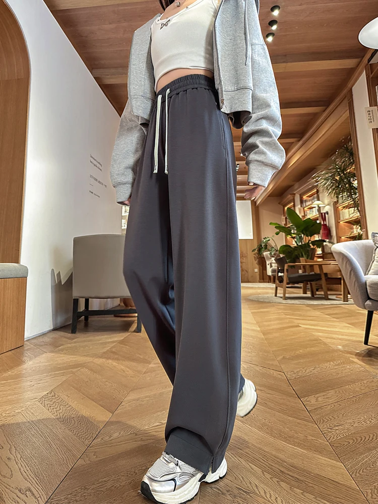 

Plus Size High Waist Straight Leg Cotton Trousers for plus Size Women Spring Summer New Sle Banana Pants Pear ape Body Slimmi...