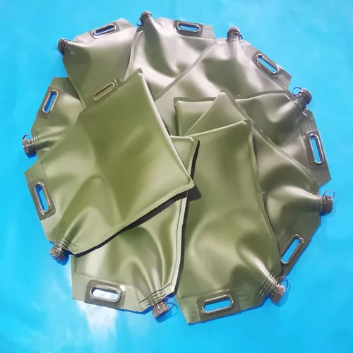 Imagen 2 del producto Bolsa de aceite suave portátil para coche y motocicleta, latas de gasolina todoterreno, almacenamiento de aceite de repuesto, tanque de combustible, cubo de gasolina para helicóptero