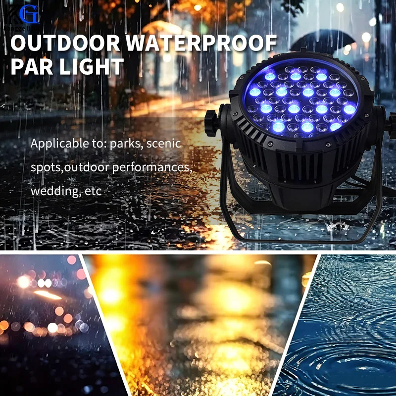 

Светодиодный прожектор IP65 RGB для улицы, водонепроницаемый, с DMX-управлением, для сцены, вечеринок и свадеб, напрямую от производителя