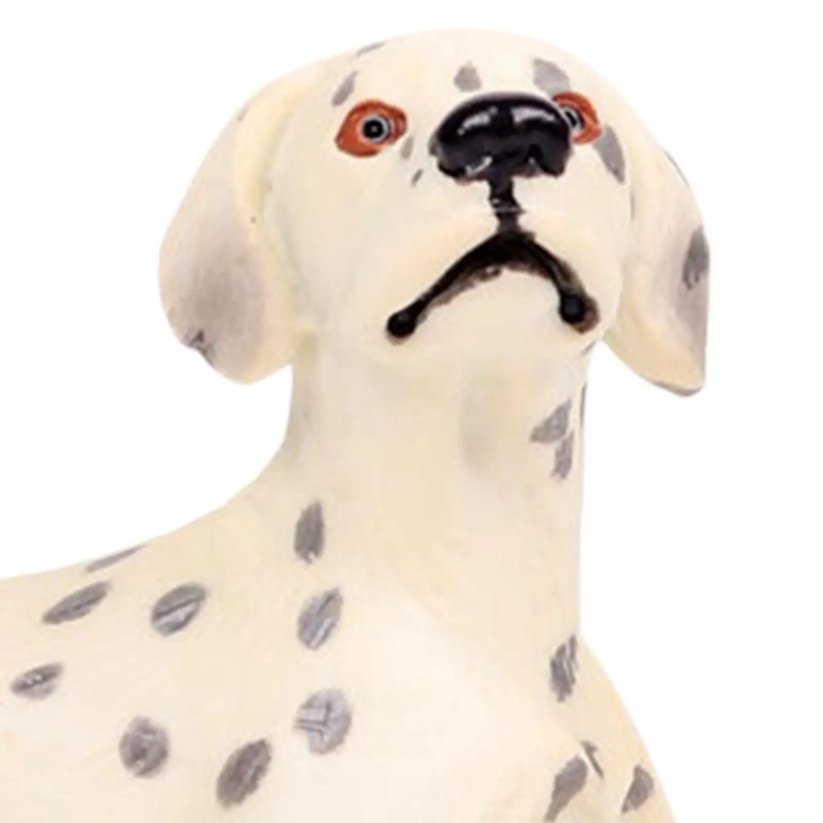 Hand Painted Dogs Miniature Animal Toys Cake Toppers Puppy Figures for Girls