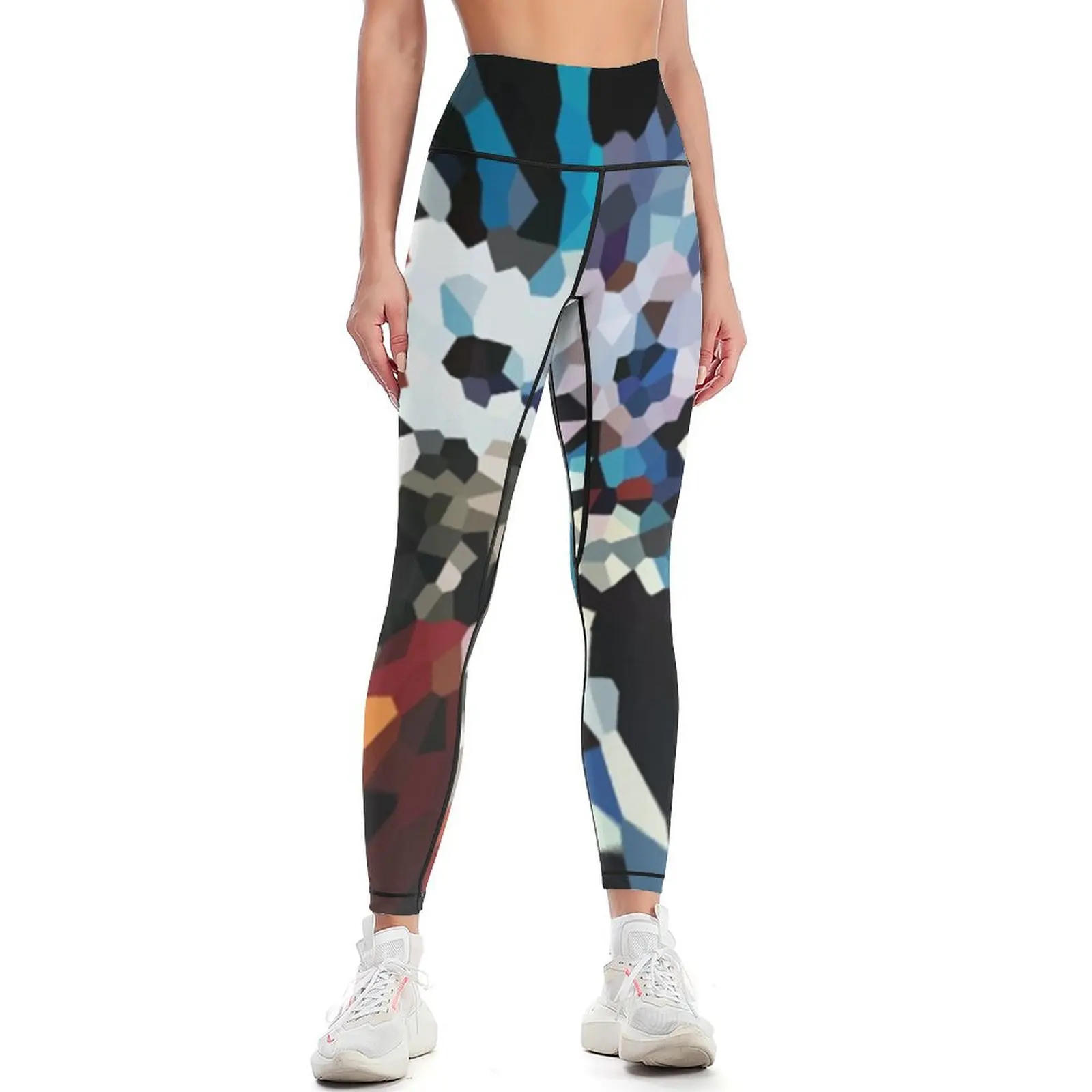 

U2 - Achtung baby - Squares Leggings gym pants Women's sportswear Training pants Womens Leggings