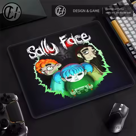 Game S-Sally Face Cool Mouse Pad Gaming Esports Mousepad Laptop Computer Locking Edge Office Desk Mat Rubber Small Anti Slip Pad