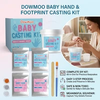 3D Baby Hand Mold Powder Set Handmade DIY Make Exclusive Handcrafts Foot Handprint Baby Souvenir Baby Hand & Foot Casting Kits 5