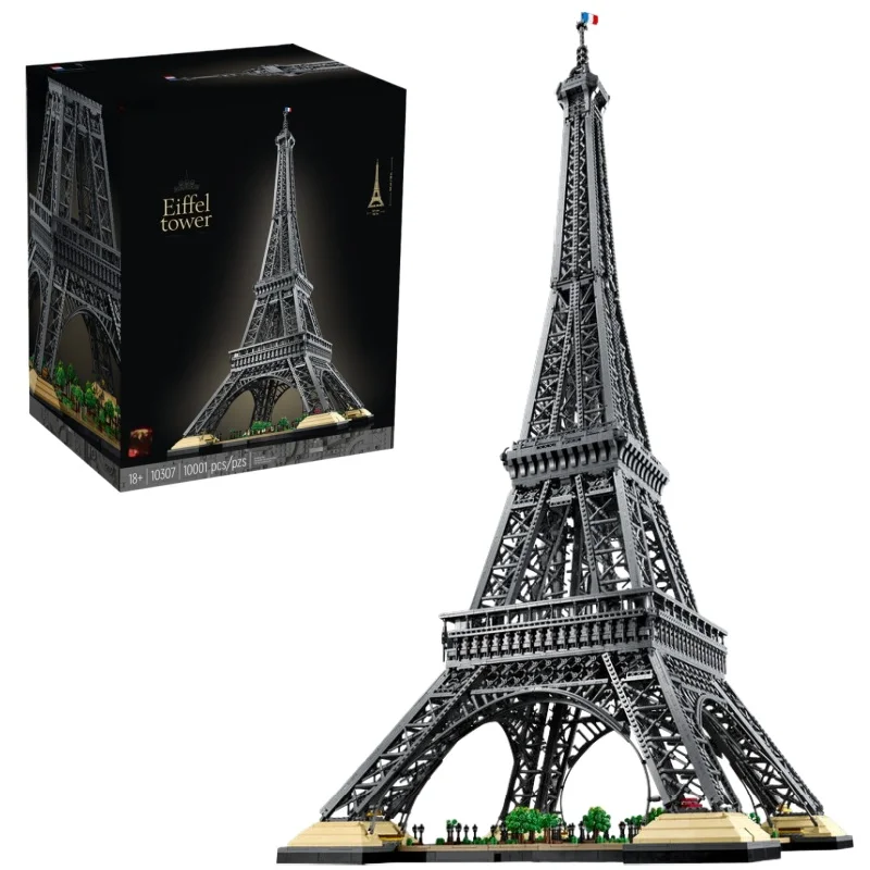 

1.5M Eiffel Tower 10001 Pieces PARIS Architecture Model Building Blocks Kit Adult Kids Christmas and Birthday Gift A