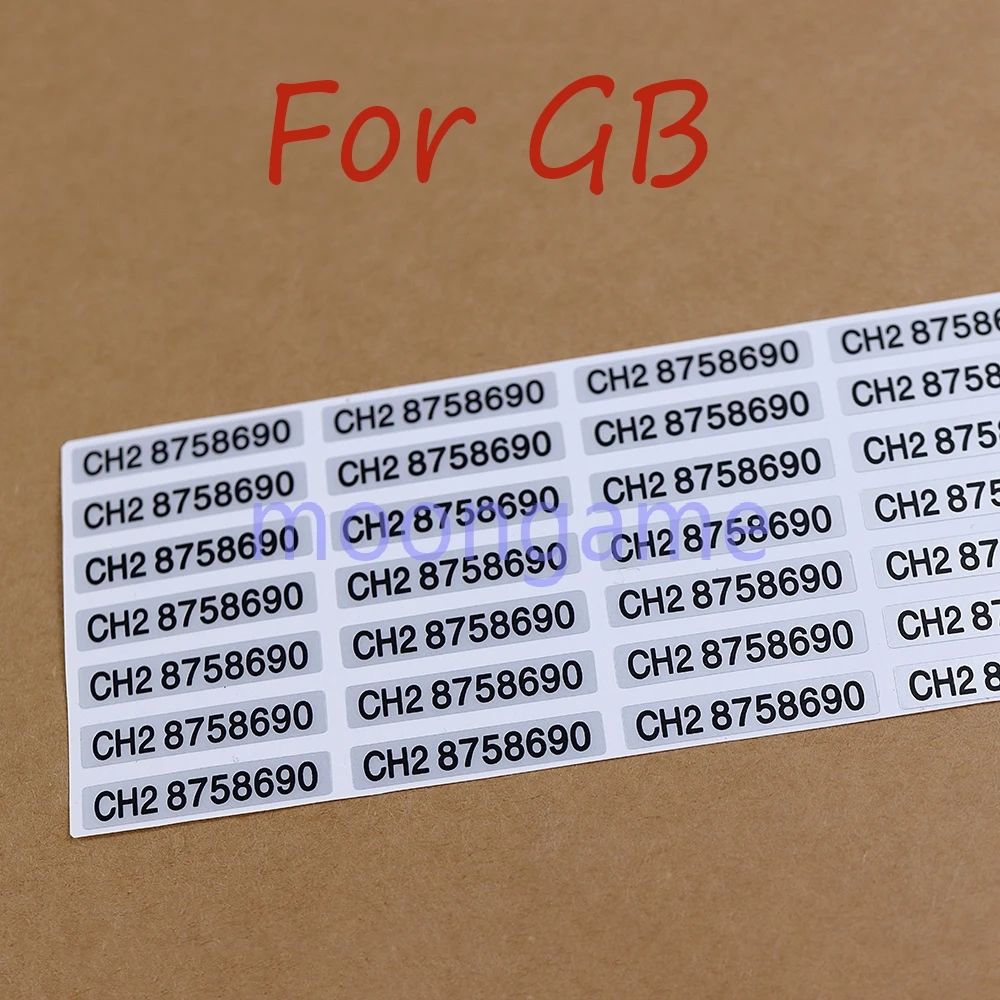 1500pcs Serial Number Sticker Shell Label For GB GBC GBP Game Machine Shell Back Label Sticker Accessories