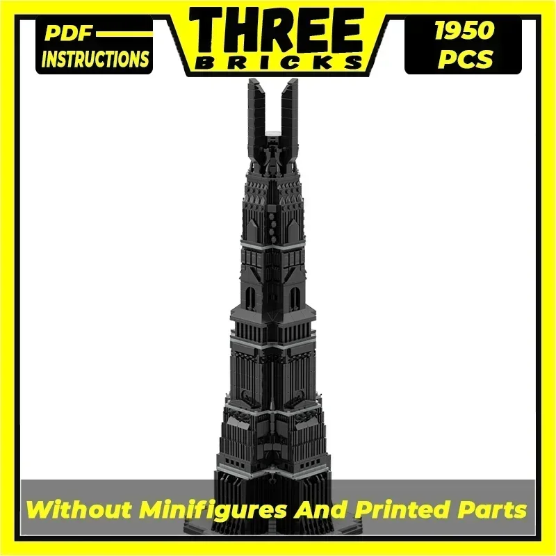 

Moc Building Brick Волшебные кольца Модели фильмов Центр города Башня Технология Модульные блоки Подарки Рождественские игрушки Наборы «сделай сам» Сборка