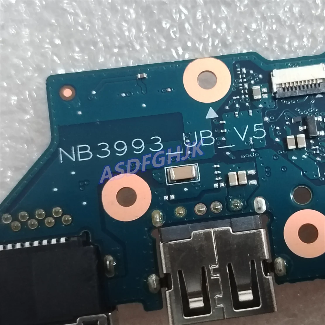 NB3993-UB-V5 Laptop USB Card Reader IO Audio Board LAN RJ45 USB BOARD 100% Works Perfectly