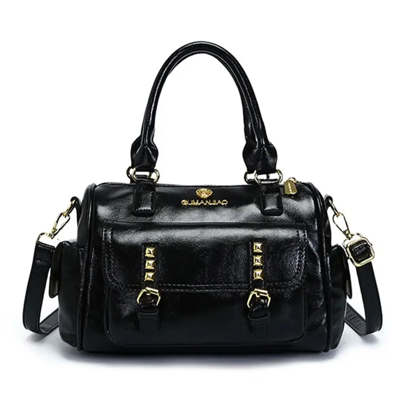 新しいレディースバッグソフトレザーハンドバッグ高質感メッセンジャーバッグ大容量枕バッグ高品質と高外観レベル