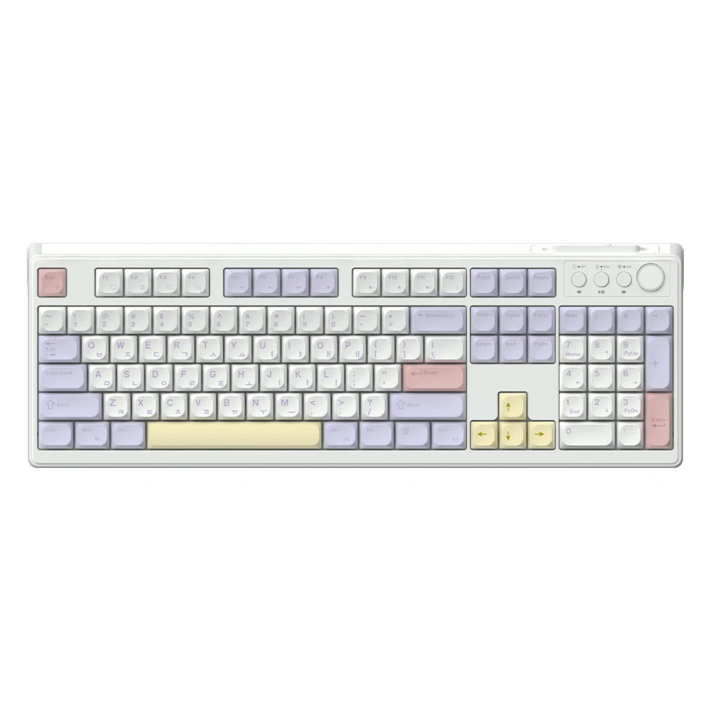 Hansung Computer Gk104 Officemaster 3-Mode لوحة مفاتيح غشائية منخفضة الضوضاء [N]