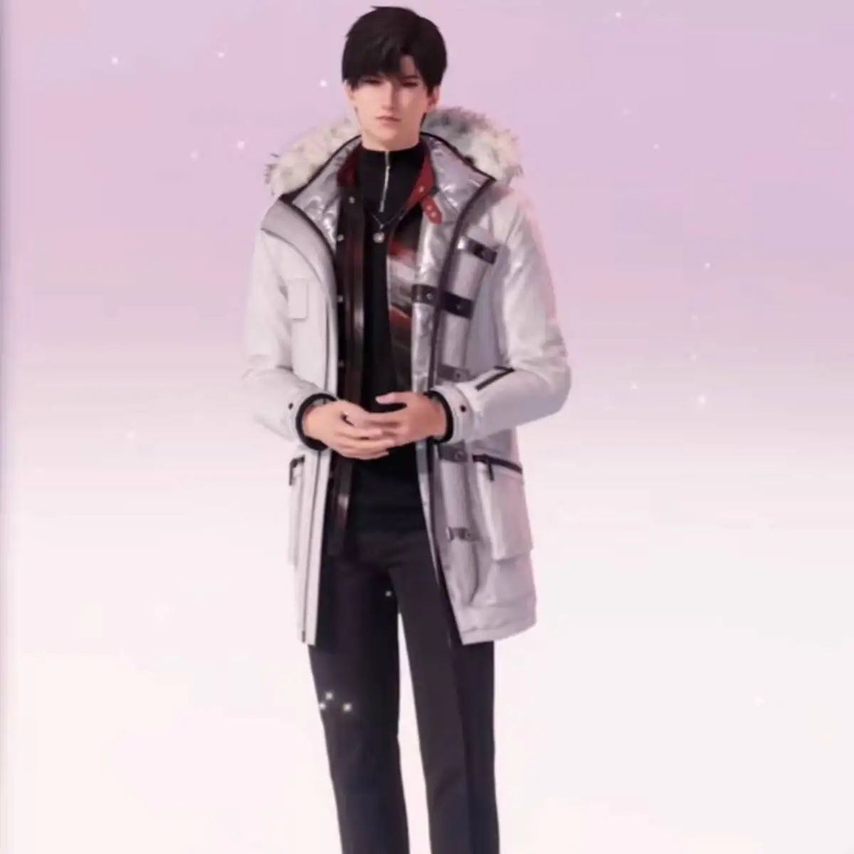 New Love And Deepspace Zayne Li Shen Birthday Send Me To Dawn Down Jacket Winter Letter Fiesta Carnival Halloween Cos Cosplay