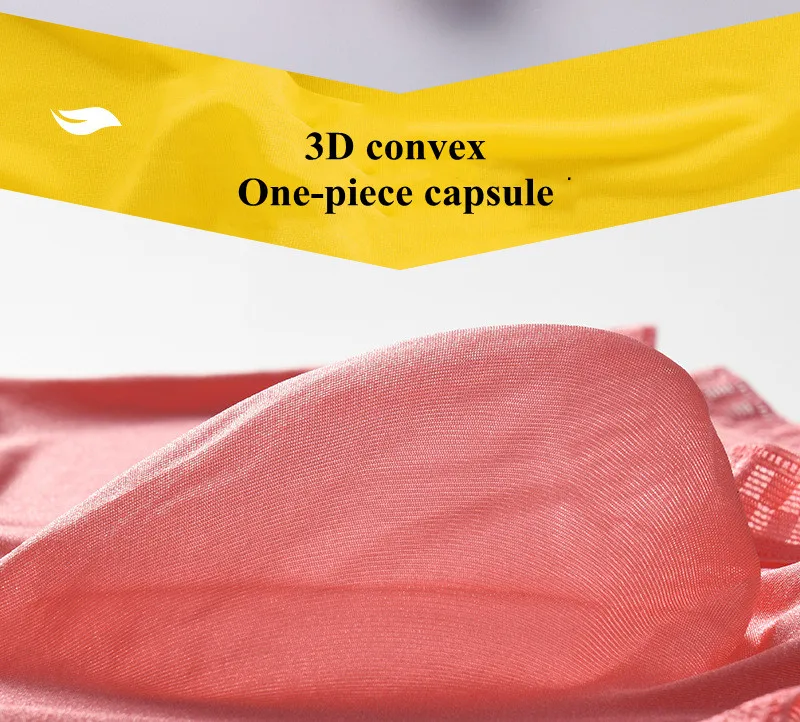  3PCS Xiaomi 3D U convex ice silk underwear men's summer lace translucent breathable lightweight quick-drying boxer briefs