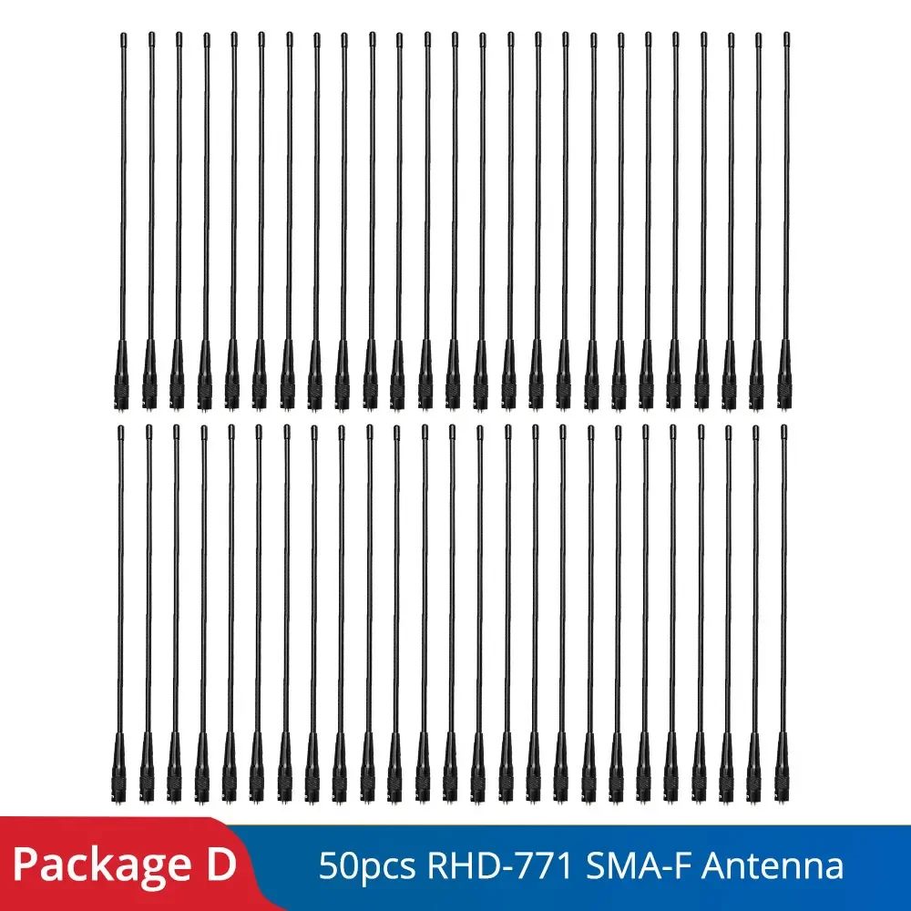 Retevis RHD771 Talkie Walkie Antenne SMA-M Double Bande VHF/UHF